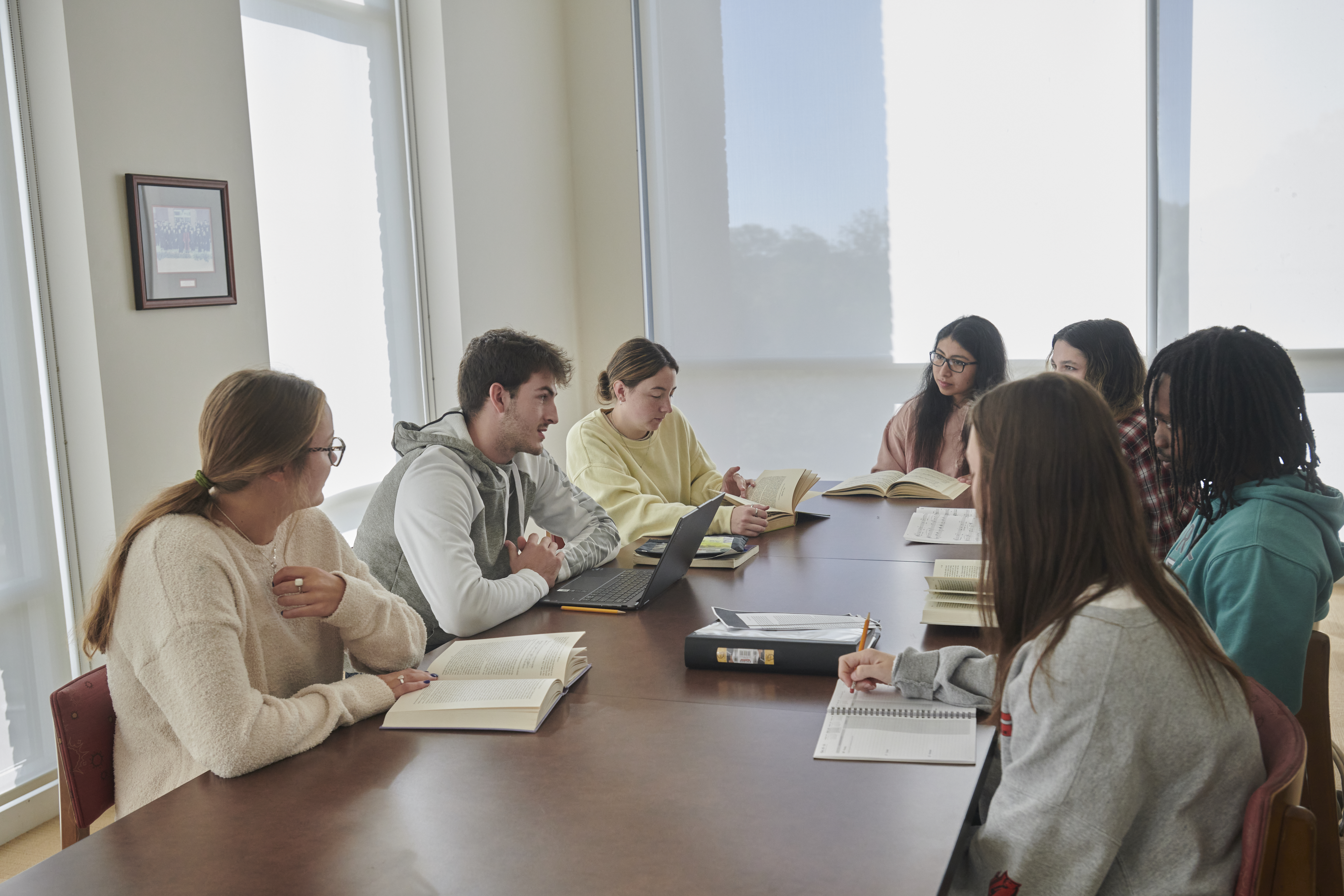 Students prepare for finals