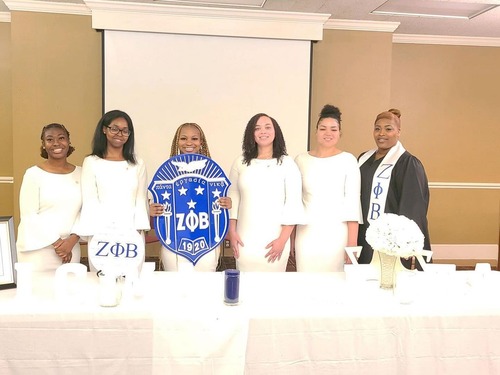 Five students join the rechartered Greek organization