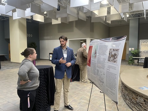 Senior presents research at history conference