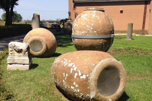 Ancient wine barrels