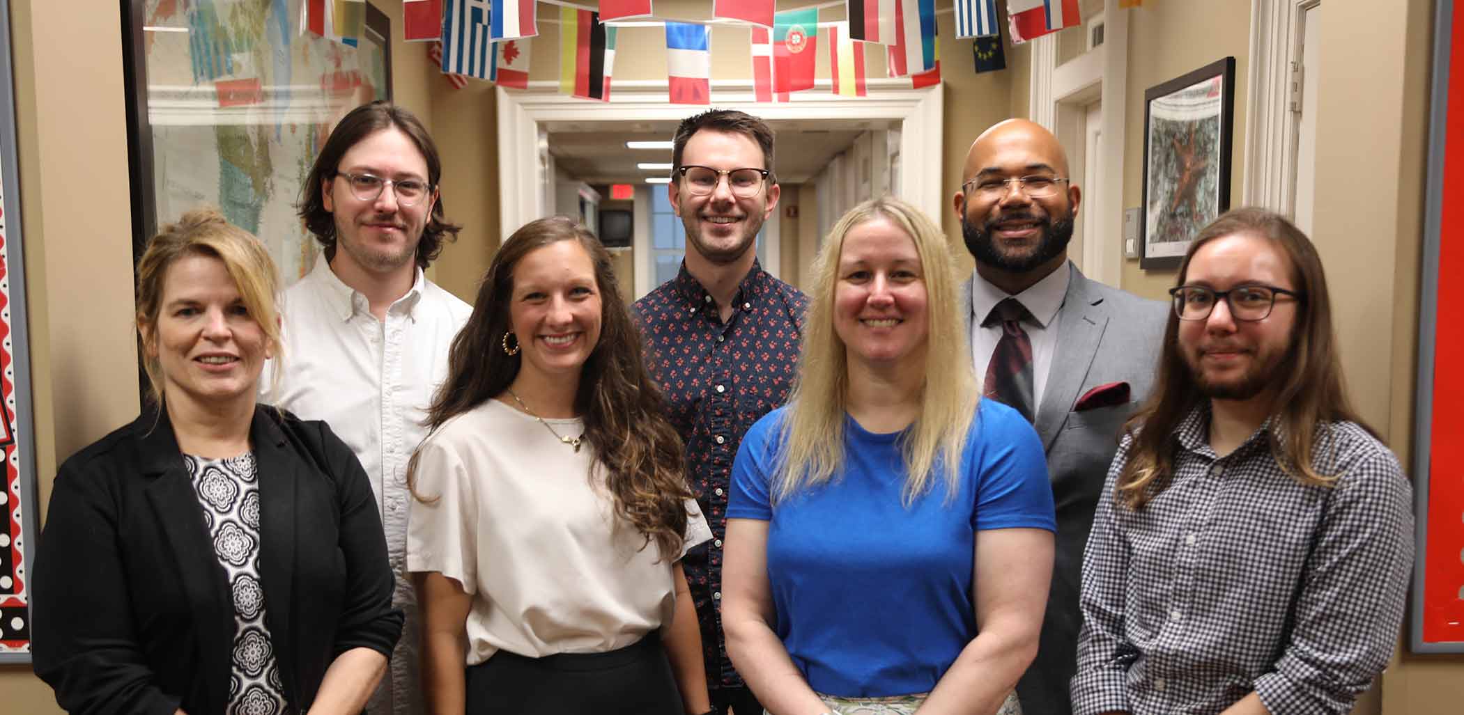 New faculty pose for a picture