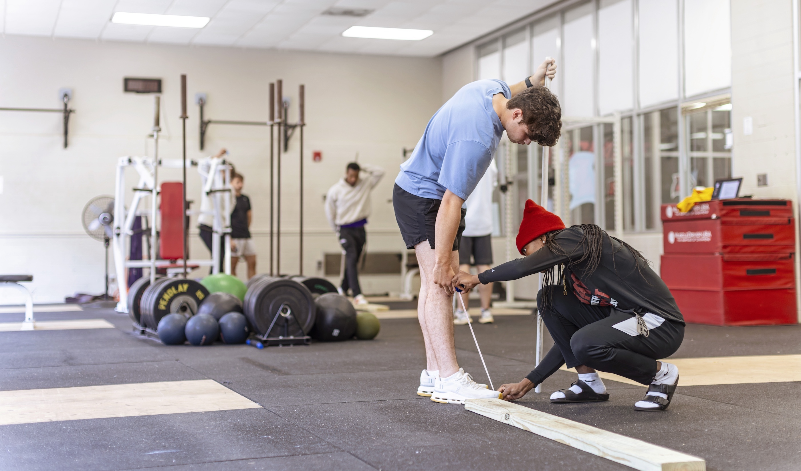Students use the SPEED Center to test and practice Exercise Science skills